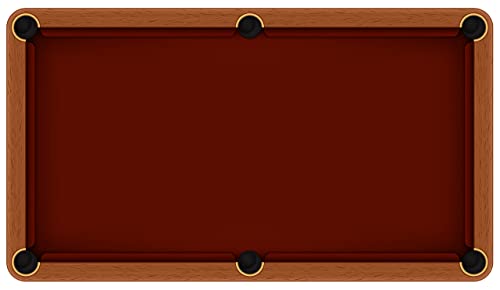 Pre-Cut 20 oz Pool Table Felt for 8 Foot Table - Burgundy, Green, Blue & More