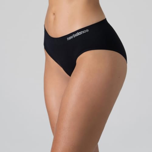 New Balance Women's Performance Hipster 3 Pack Large Black Purple Violet