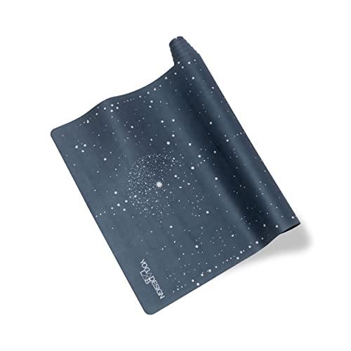 Celestial 1.5mm Eco Yoga Mat – Combo Design for Hot & Power Yoga with Carry Strap