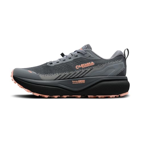 Brooks Women’s Cascadia 20 Trail Running Shoes Grey/Peach Size 9