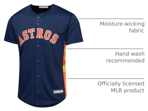 MLB Kids Youth Player Jersey - Houston Astros Jose Altuve Navy Alternate 10-12