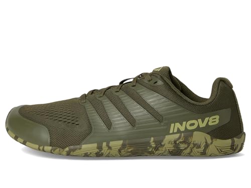 Men's Bare-XF Barefoot Training Shoes - Dark Green & Grey, Size 10.5