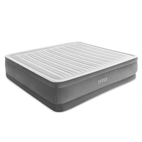Intex King Size Dura-Beam Air Mattress with Built-In Electric Pump