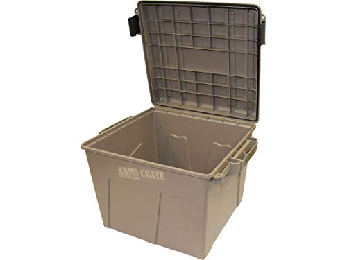 MTM Ammo Storage Crate - Heavy Duty Waterproof Utility Box, 90 lbs Capacity