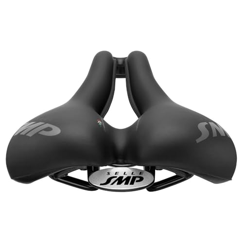 SMP TRK Large Bicycle Saddle - Matt Black Ergonomic Road & MTB Seat