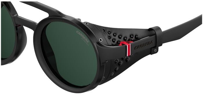 Carrera Unisex 5046/S Sunglasses Black Green 49mm UV Protective Eyewear