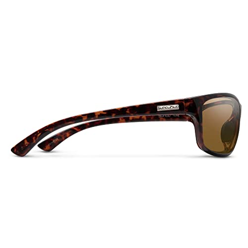 Suncloud Sentry Polarized Brown Sunglasses - UV Protection & Impact-Resistant