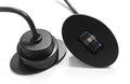 Black Housing 2 Mile LED Boat Navigation Lights Pair - USCG Certified Flush Mount