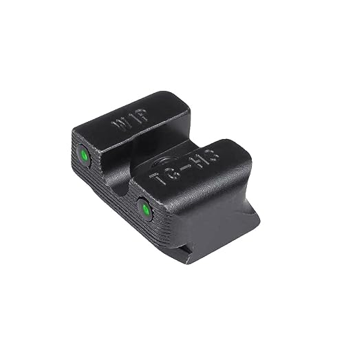 Truglo Tritium Pro Night Sights for Walther P99 & PPQ with Orange Ring - Compact Gun Sight Set