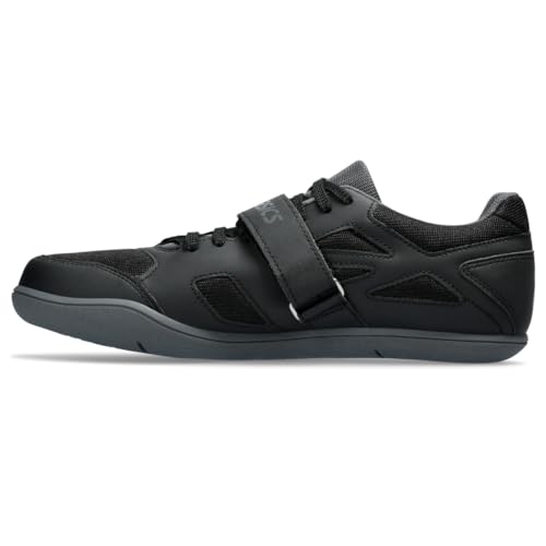 ASICS Men's Hyper Throw 3 Track & Field Shoes - Black/Gunmetal 8.5
