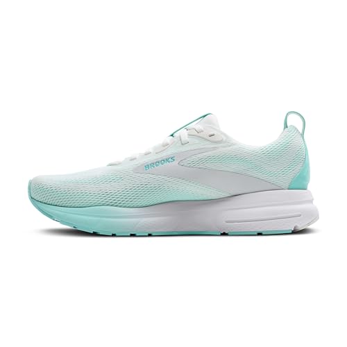 Brooks Women’s Trace 4 Neutral Running Shoe Bright White/Limpet/Oyster Size 9