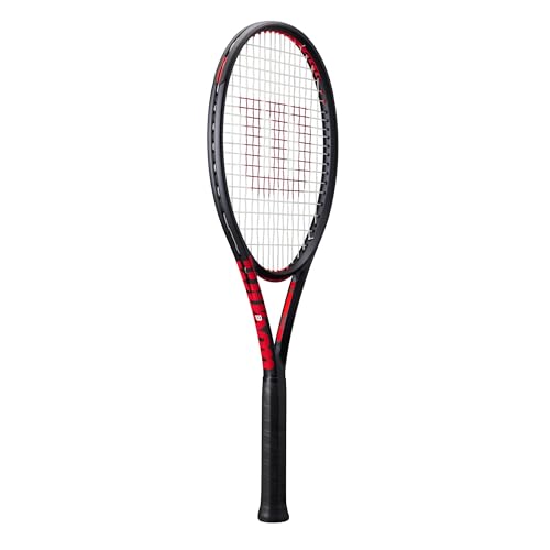 Wilson Clash 100L V3 Tennis Racket - Strung Adult Performance, Grip Size 1 1/8"