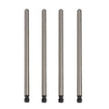 Adjustable Stainless Steel Camping Table Legs Set of 4 - Telescopic, Tool-Free Installation, Compatible with Most IGT Frames