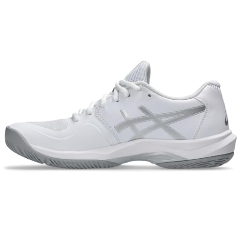 ASICS Women's Game FlyteFoam Tennis Shoes White/Pure Silver Size 8
