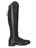 TuffRider Women's Starter Back Zip Field Boots in Black Synthetic Leather - Size 8
