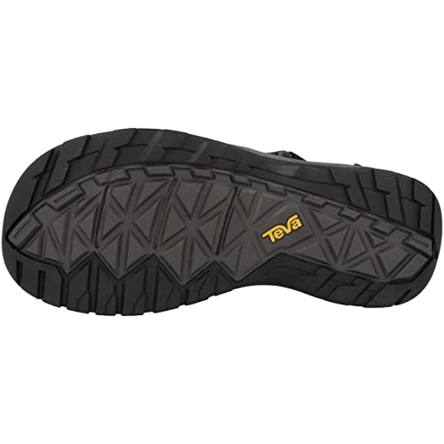 Teva Men's M Omnium 2 Leather Fisherman Sandal - Black, Size 10