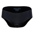 Women's Cycling Briefs Seamless Padded Liner Black Large - Minimal Coverage
