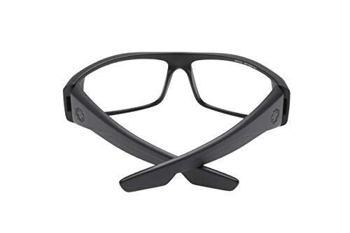Spy Optic Logan Matte Black Prescription & HD Clear Sunglasses
