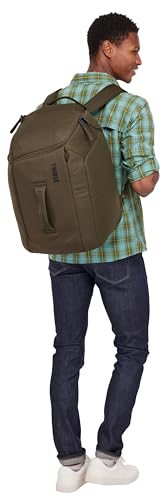 Thule RoundTrip 45L Deep Khaki Boot Backpack with Storage & Padded Goggle Compartment