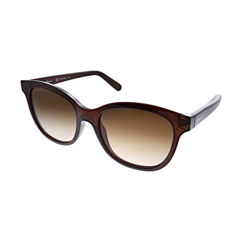 Salvatore Ferragamo Rectangular Sunglasses SF834S 210 55mm Brown Gradient
