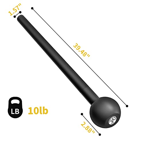 10lb Steel Macebell for Full Body Workout - Strength Training Equipment