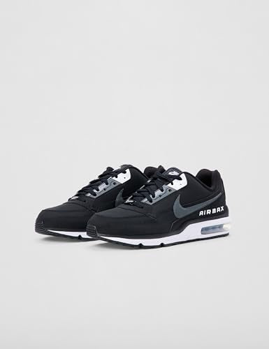 Nike Men's Air Max LTD 3 Running Shoes - Size 10.5, Black/Dark Grey/White