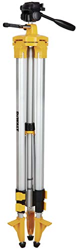 DeWalt Elevated Tripod with Adjustable Height and Pivot Head 1/4" Thread
