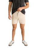 X-Small Water-Resistant Men’s Shorts - Khakinators Casual 6in Inseam Elastic Waist