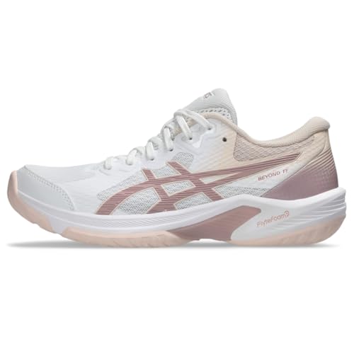 ASICS Women's Beyond FlyteFoam Volleyball Shoes 8.5 White Morganite