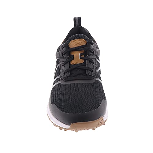 New Balance Men's Fresh Foam Contend Golf Shoes Black/Gum Size 12