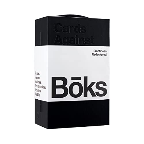Cards Against Humanity Bōks Card Game Storage Case - 3,500 Card Capacity, Vegan Leather, Includes Unique Card Pack