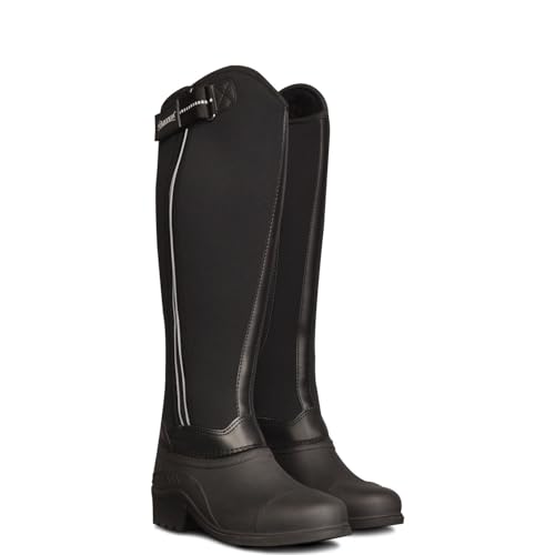 Ovation Women's Tall Winter Riding Boots Black 8 - Faux Fur Equestrian