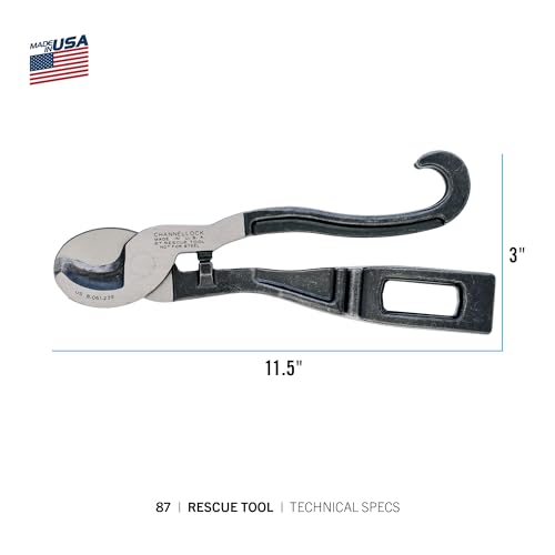 Channellock 87 Rescue Tool - 8.88 Inch Compact First Responder Multi-Tool