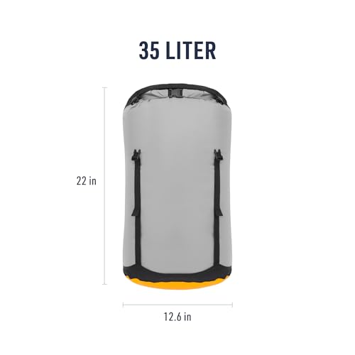 Sea to Summit eVac Compression Dry Bag - 35 Liter High Rise Grey