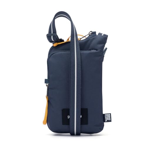 Pacsafe Unisex Anti-Theft Crossbody Bag with Wallet - Coastal Blue, Medium/Large