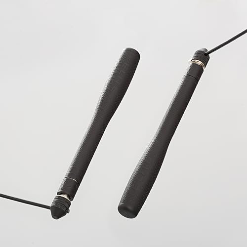 EliteSRS Bullet COMP Speed Jump Rope Black for Double Under & WOD Training