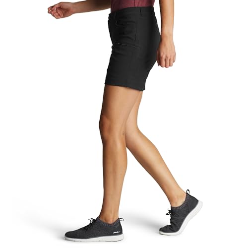 Eddie Bauer Womens Rainier Short - Black, Active Outdoor Hiking Wear