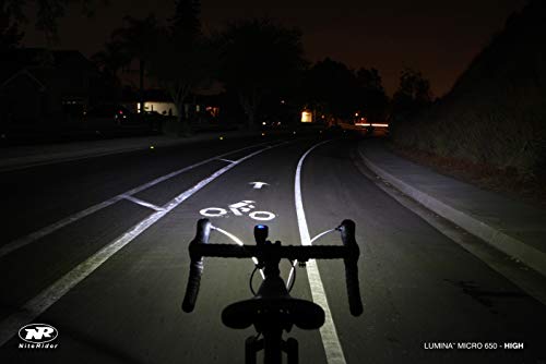 Bike Light Combo 650 Lumens Front & 110 Lumens Rear USB Rechargeable Waterproof