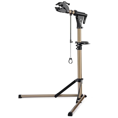 CHEPARK Bike Repair Stand - Adjustable, 80lb Capacity, 360° Rotating Clamp for Bicycle Maintenance