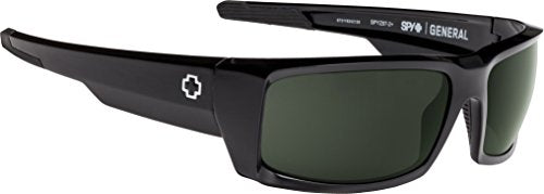 Spy Optic General Wrap Sunglasses - Black, Happy Gray, Green Variants