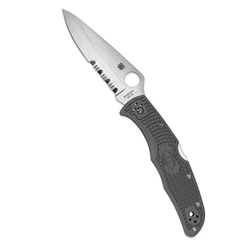 Spyderco Endura 4 Foliage Green Handle Folding Knife 3.8" VG-10 Blade, CombinationEdge
