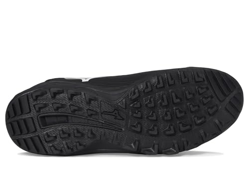 Mizuno Ambition 3 Low BB Baseball Shoes - 12.5 Black Unisex Adult