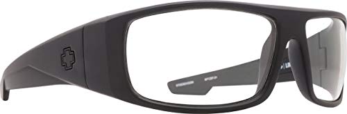 Spy Optic Logan Matte Black Prescription & HD Clear Sunglasses