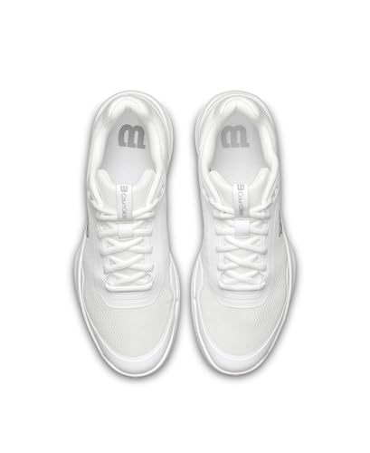 Wilson CourtGlide Women's Tennis Shoes - Multi-Color, Sizes 8, White/White/Silver