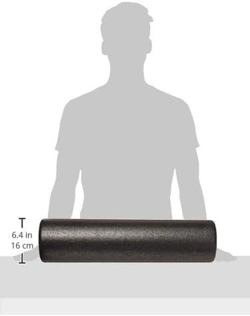 Black Mountain Products Foam Roller - High Density Extra Firm Design for Enhanced Muscle Recovery