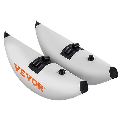 Inflatable Kayak Stabilizers with Adjustable Outrigger System - PVC Float Kit