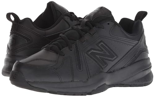 New Balance Women's 608 V5 Cross Trainer Shoes - Size 6.5 Wide Black/Black