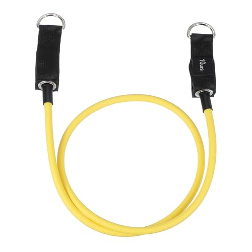 Resistance Tube Bands - Stackable, 10 lbs Yellow Latex Exercise Band