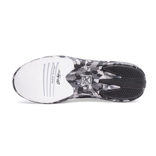 Men's Bowling Shoes with #8 Slide Pad - Black/Camo 11.5 - Right Hand
