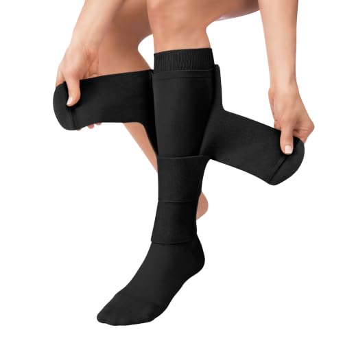 JOBST FarrowWrap 4000 Gradient Compression Bandages 30-40 mmHg for Lymphedema - Adjustable, Medium Tall, Black